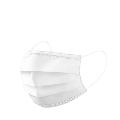 Disposable Surgical Face Mask | Medical Grade, Level 3 Protection (White) - Pack of 50 - Tricare Medical Supplies