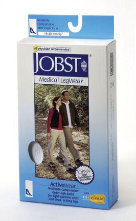 Jobst ActiveWear Athletic Compression Socks | Knee High, Closed Toe, 15-20 mmHg - Tricare Medical Supplies