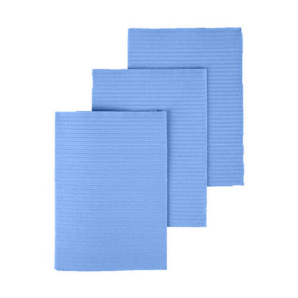 Buy Disposable 3 ply Blue Dental Bibs online in Gallatin US