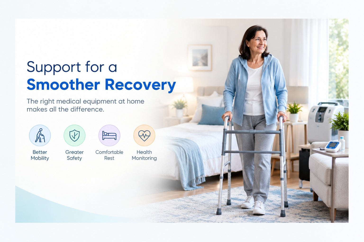How Home Medical Equipment Improves Recovery After Surgery