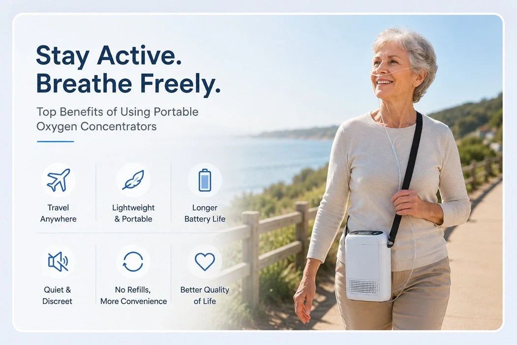 Top Benefits of Using Portable Oxygen Concentrators for Active Lifestyles