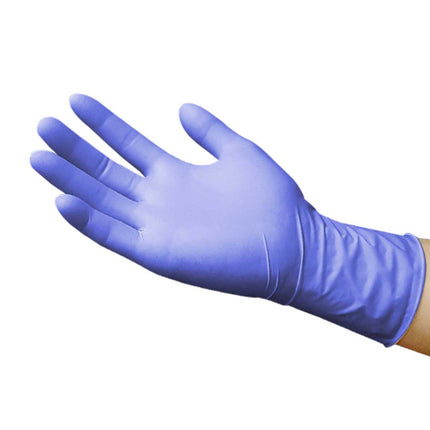 TRICARE MEDICAL Nitrile Exam Gloves, Chemo Drug Tested, 4.3 Mil, Deep Blue, Case of 1000