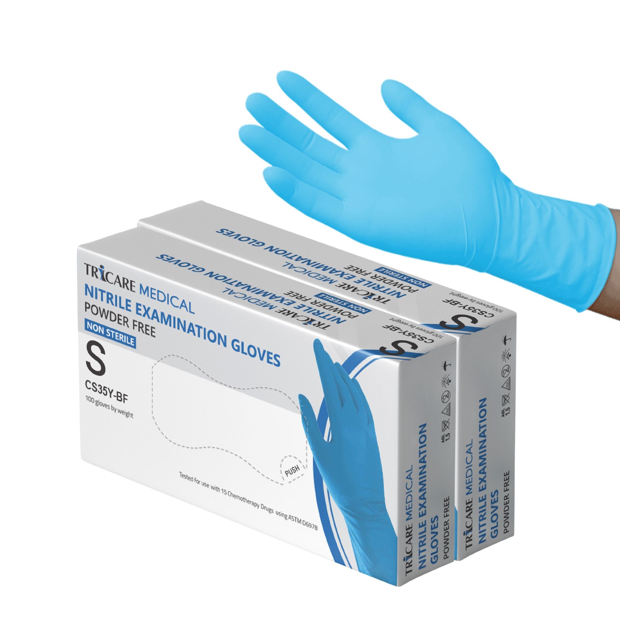 NitriDerm Sterile Nitrile Medical Exam Gloves, Powder-free, Each Pair