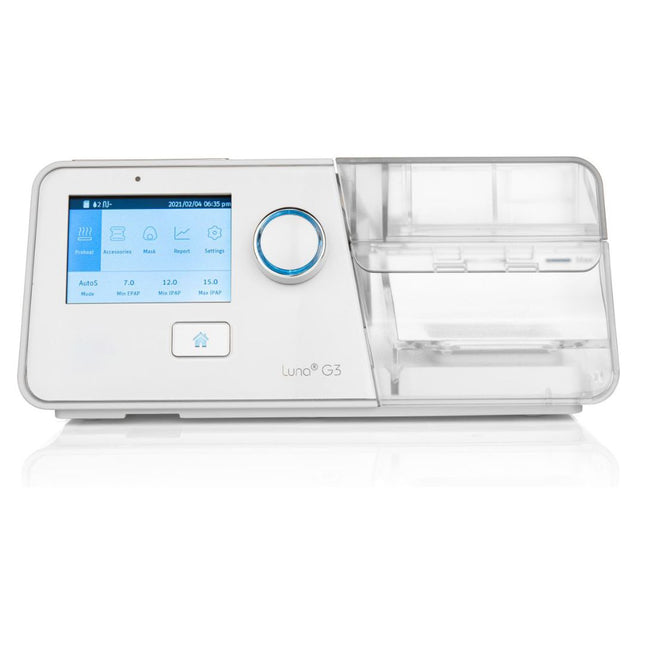 React Health Luna G3 30VT BiPAP Machine with Integrated Heated Humidifier