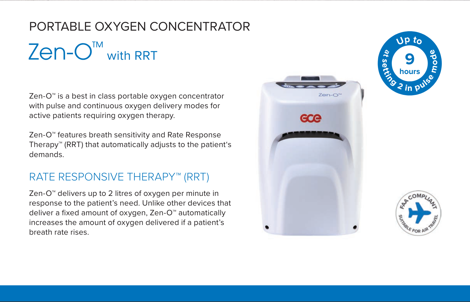 Zen-O Portable Oxygen Concentrator - Reliable Oxygen Therapy Anywhere ...