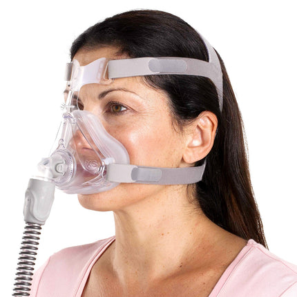 Quattro FX For Her Full Face CPAP Mask with Headgear by ResMed.