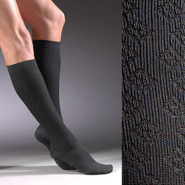 Activa Sheer Therapy Women's Diamond Pattern Trouser Compression Socks |15-20 mmHg - Tricare Medical Supplies