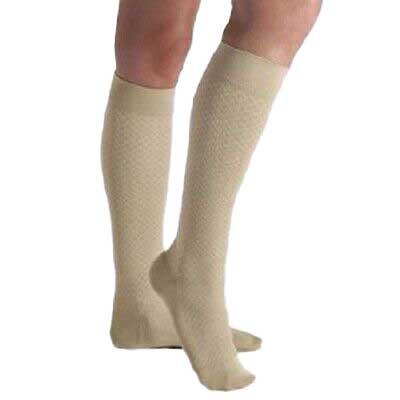 Jobst Supportwear Women's Pattern Trouser Socks | Knee High, Closed Toe, 8-15 mmHg - Tricare Medical Supplies