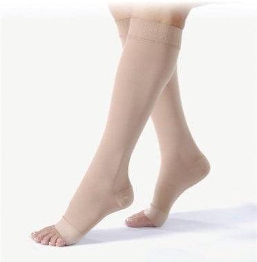Jobst Relief Unisex Compression Socks | Knee High, Open Toe, 15-20 mmHg - Tricare Medical Supplies