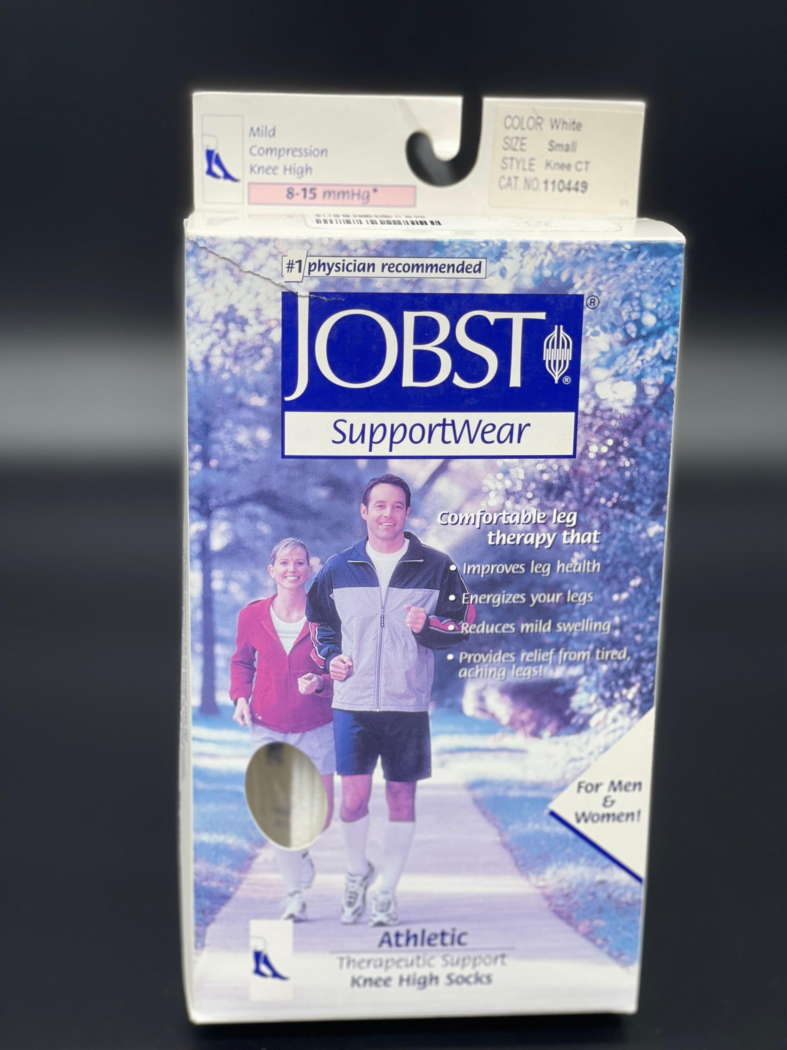 Jobst Supportwear Unisex Athletic Socks | Knee High, Closed Toe, 8-15 ...