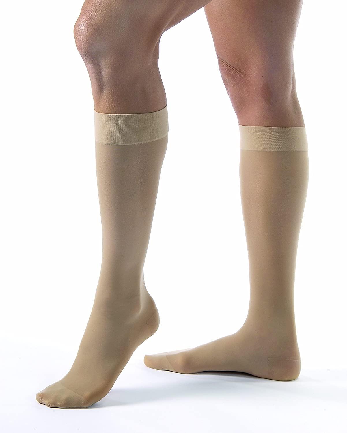 Jobst Mild Compression Ultra sheer Support | Knee High, Closed Toe, 8 ...