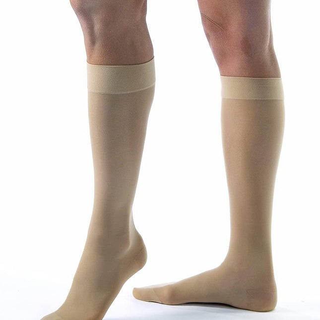 Jobst Mild Compression Ultra sheer Support | Knee High, Closed Toe, 8-15 mmHg - Tricare Medical Supplies