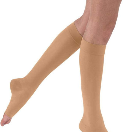 Jobst Mild Compression Ultra sheer Support | Knee High, Closed Toe, 8-15 mmHg - Tricare Medical Supplies
