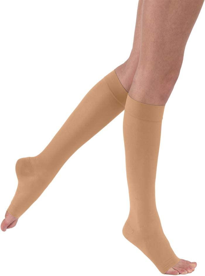Jobst Compression Jobst Mild Compression Ultra sheer Support | Knee High, Closed Toe, 8 ...