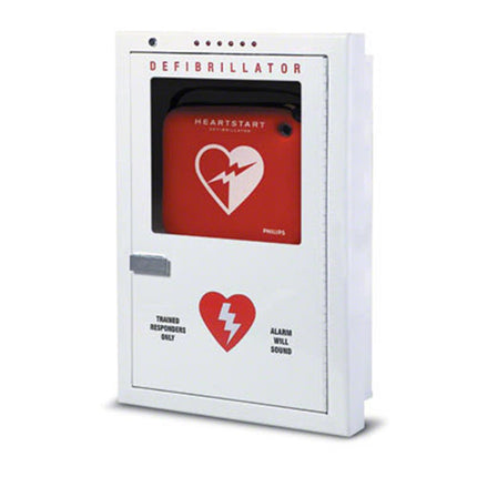 Philips HeartStart Premium AED Cabinet - Semi-recessed - Tricare Medical Supplies