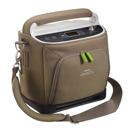 philips respironics simplygo portable oxygen concentrator bundle continuous flow pulse dose case crop enter