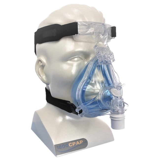 comfortgel blue full face cpap mask with headgear